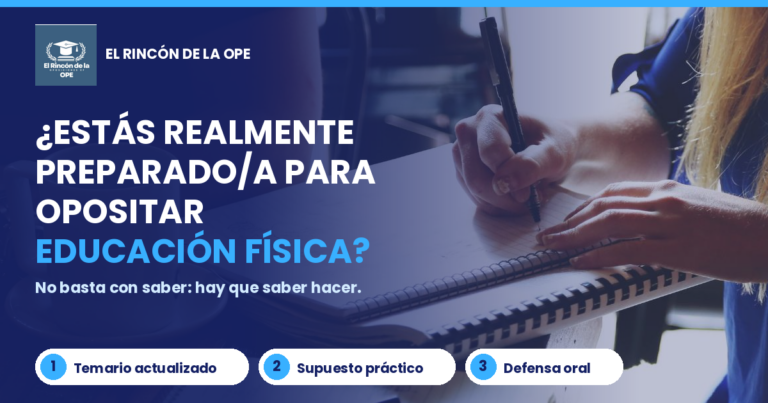 ¿Preparado para opositar Educación Física?