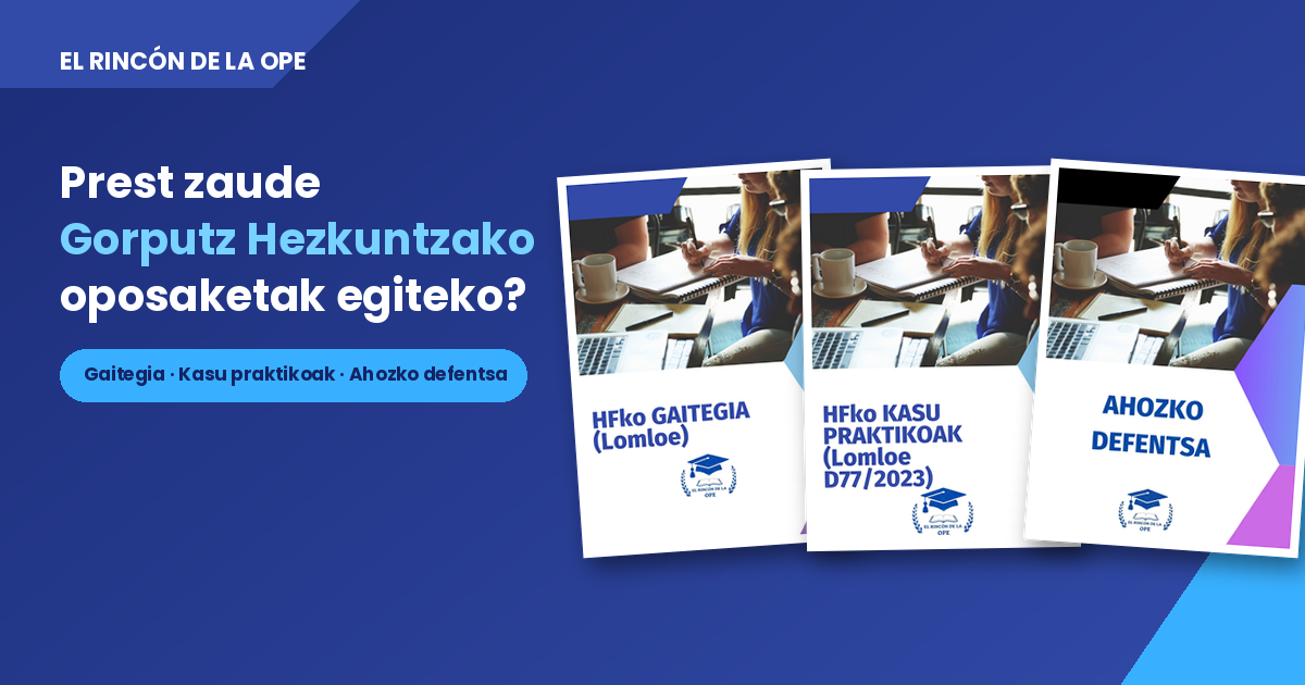 GHko oposaketak egiteko prest